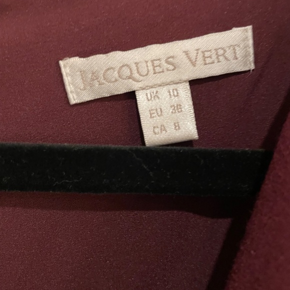 Jaques Vert Burgundy Dress - Picture 7 of 8